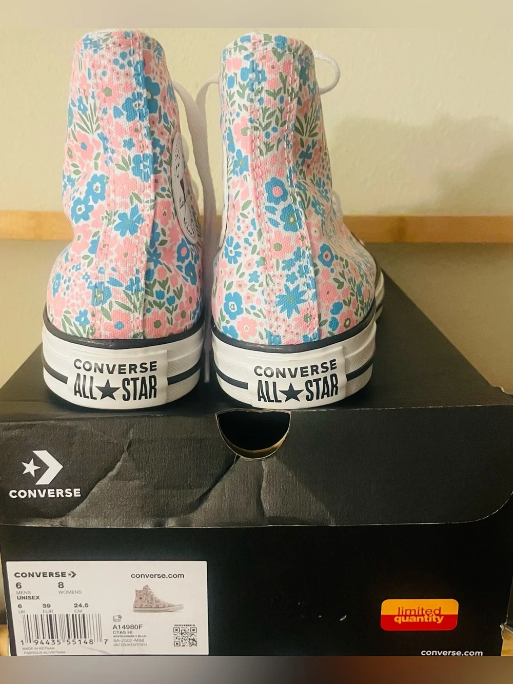 NEW…Converse Chuck Taylor All Star Floral High Top Sneaker